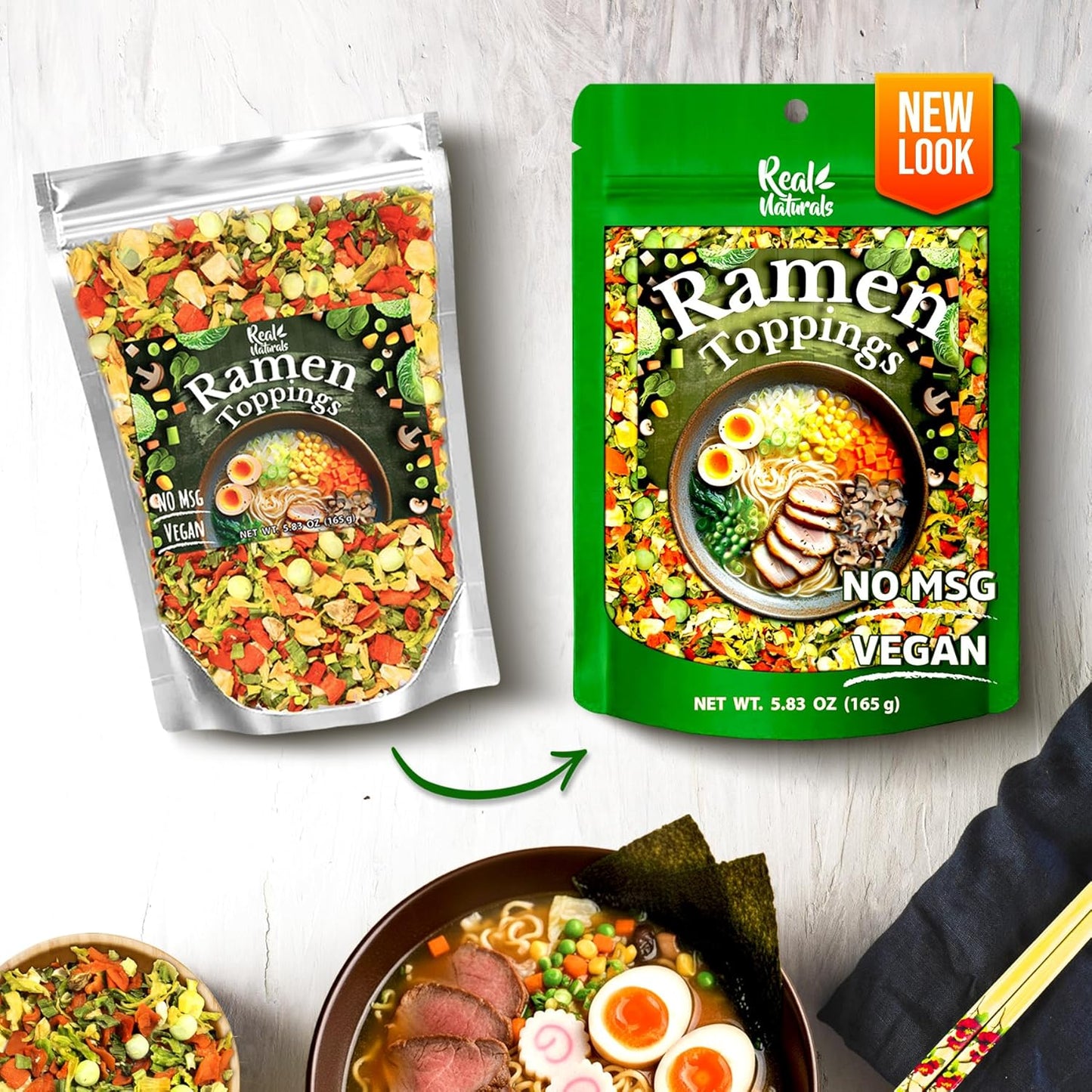 VeggieRush Freeze-Dried Veggie Topper – Quick Nutrient Boost for Busy Workday Lunches