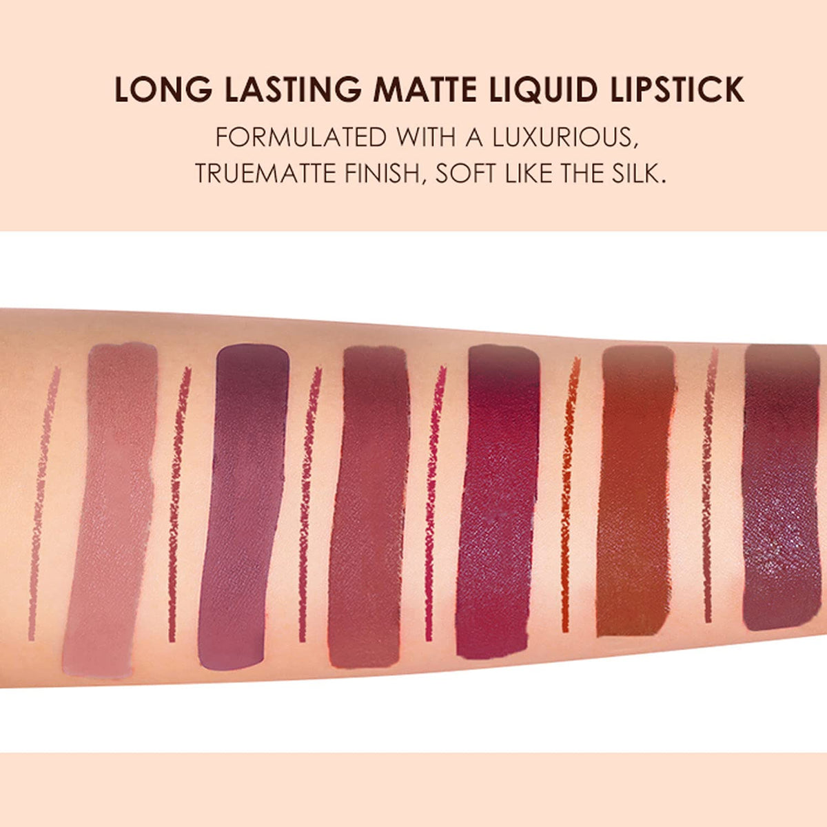 velvet matte finish with subtle luster for modern, full-coverage color