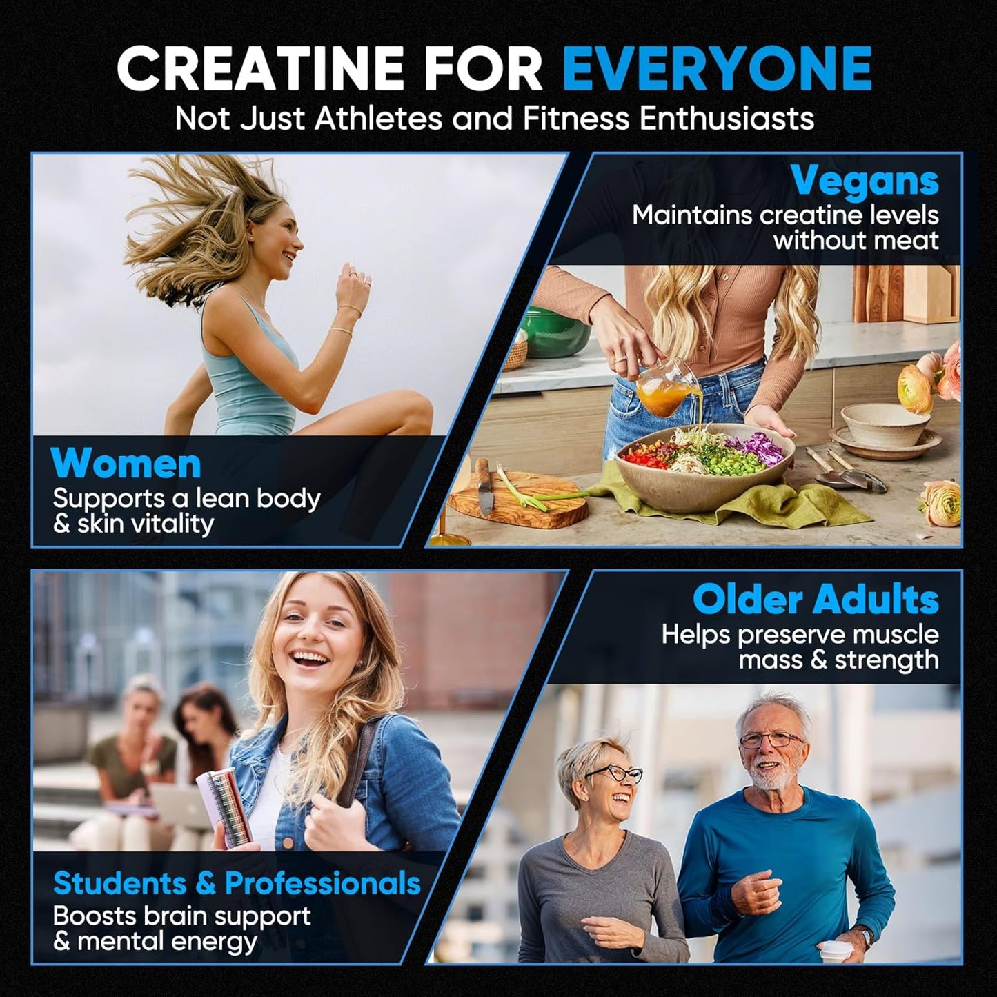 Venture Pal Creatine Monohydrate Powder – Wellness Routine Supplement for Mindful Morning Rituals