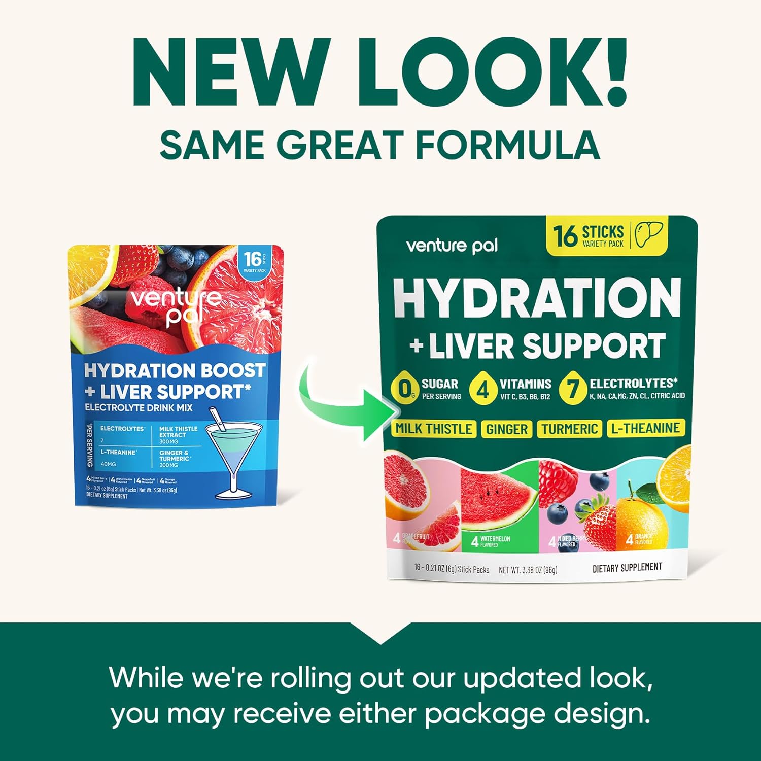 Venture Pal Daily Hydration + Liver Support Stick – Nightly Detox Ritual for Wellness Routines