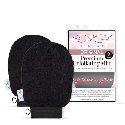 viscose fiber construction that amplifies texture when wet for skin-gripping exfoliation
