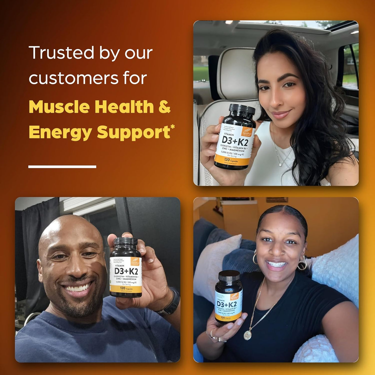 VitaRitual D3 K2 6-in-1 Capsule – Thoughtful Wellness Gift for Mom, Daily Bone and Immune Vitamin