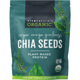 Viva Naturals Organic Chia Seeds 1 lb – Single-Ingredient Plant Protein for a Clean, Uncluttered Pantry