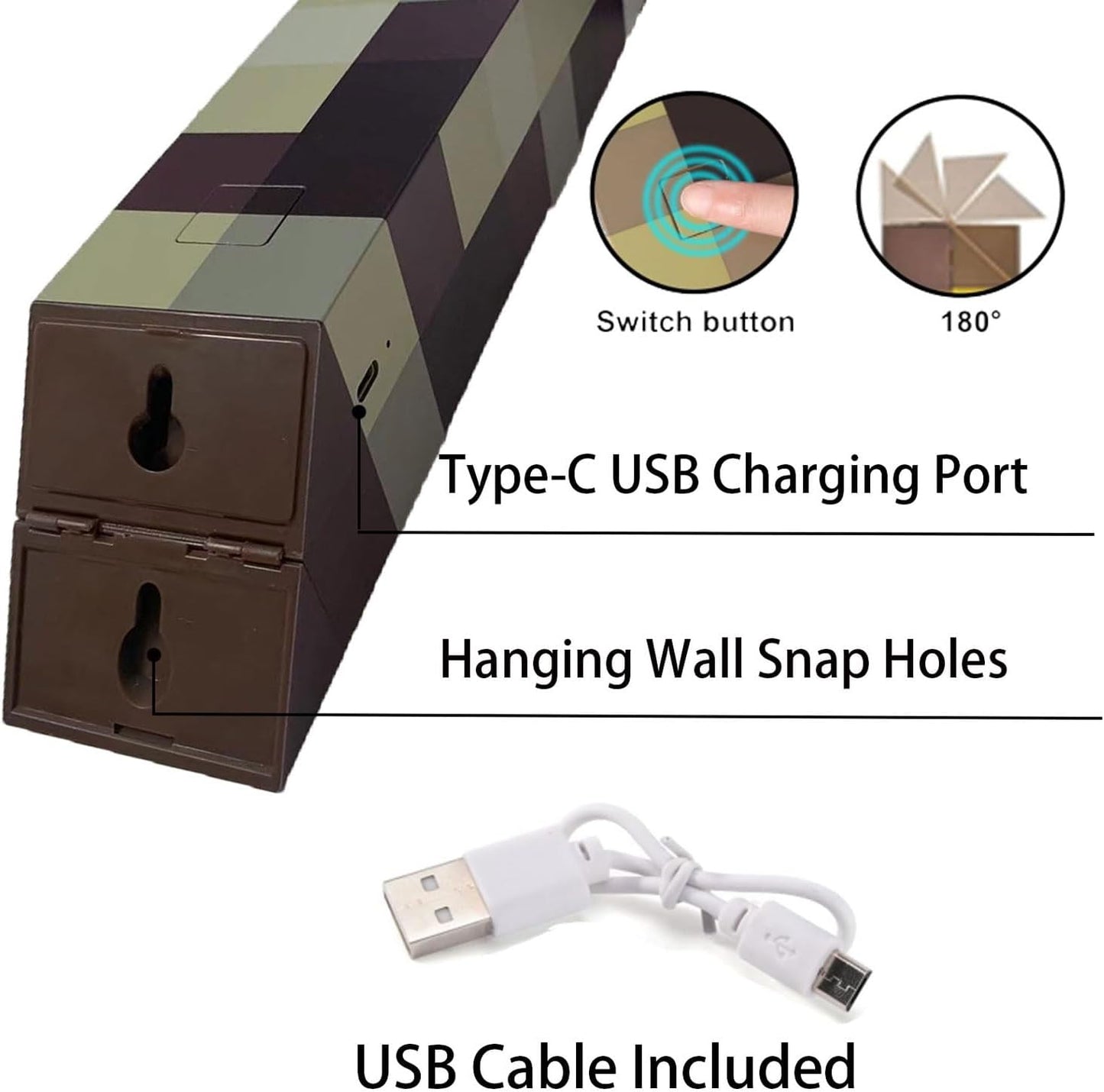 wall-mountable design with included hardware for vertical surface installation