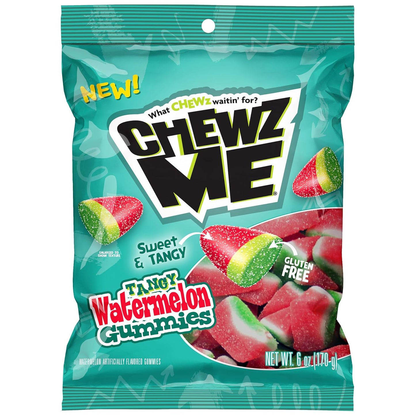 watermelon-slice molded gummy shape