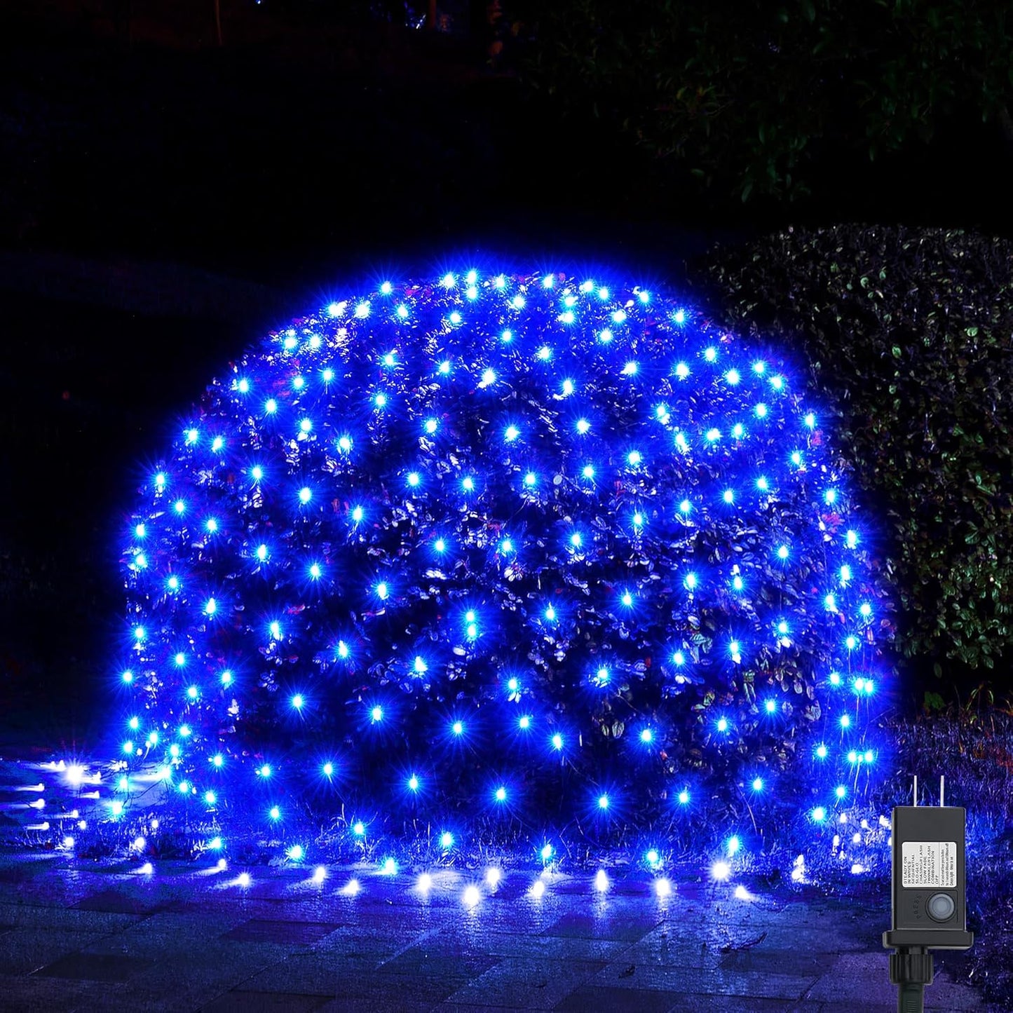 WBao Christmas Net Lights – Portable 360LED Holiday Lights for Patio and Camping Gatherings