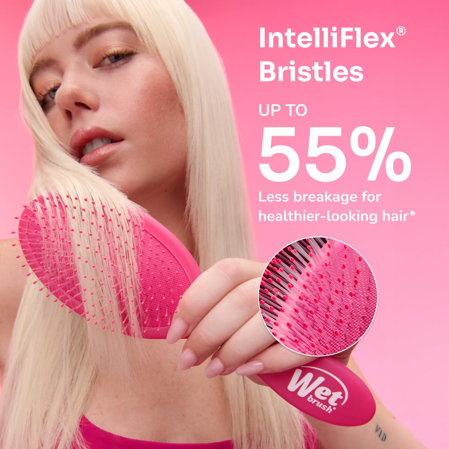 Wet Brush Original Detangler – Thoughtful Birthday Gift for Her with Limited-Edition Color