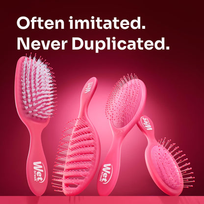 Wet Brush Pop Go Detangler – Thoughtful Birthday Gift for Her, Travel Hair Brush with Mirror Handle