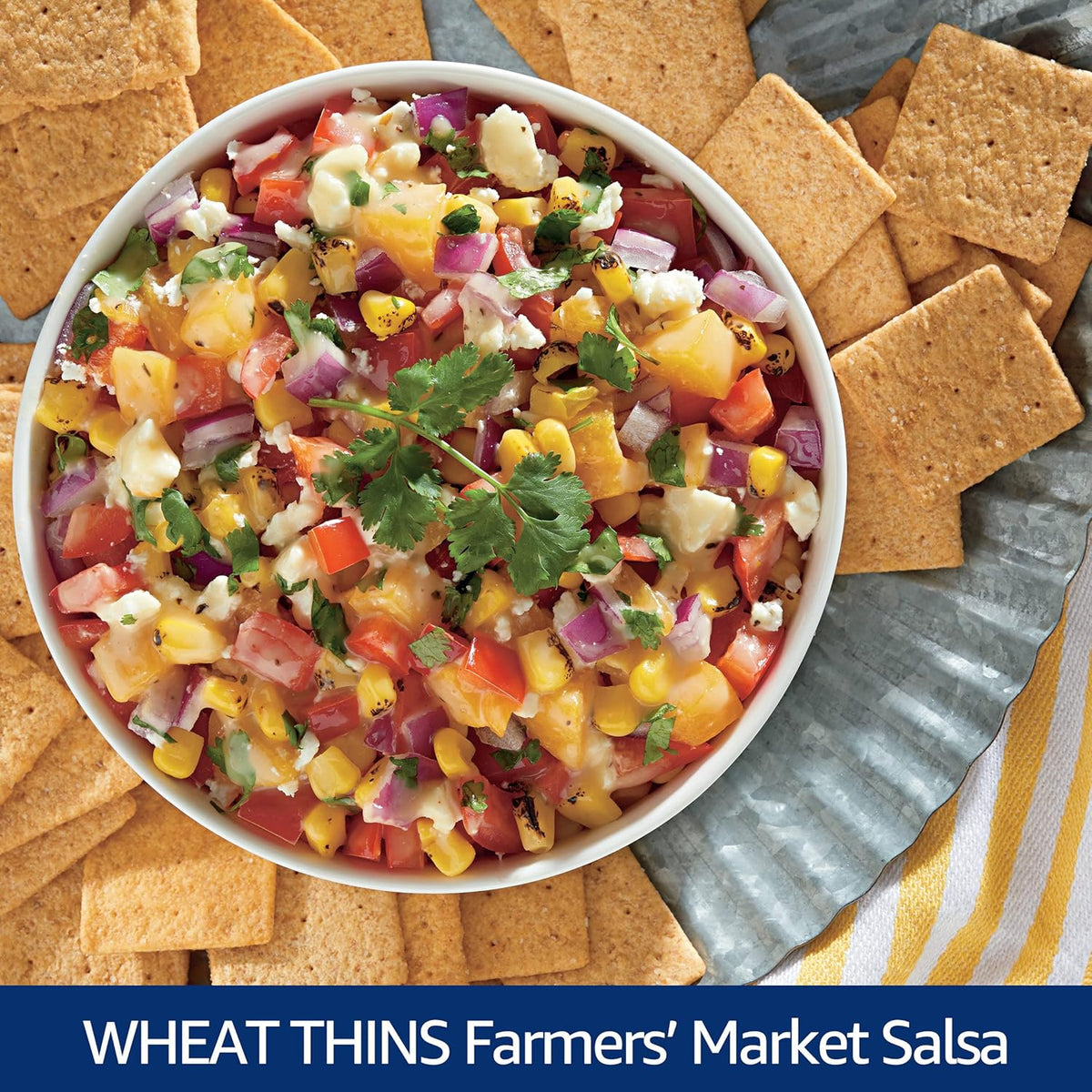 Wheat Thins Reduced Fat Crackers – Kid-Friendly Lunchbox Snack with No Artificial Flavors