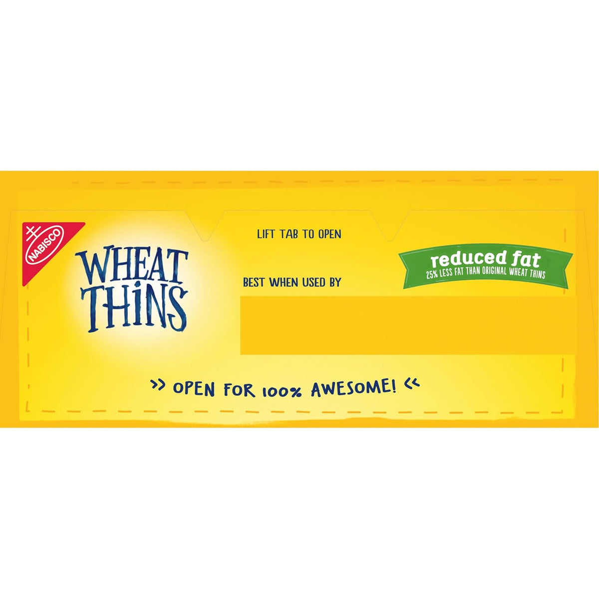 Wheat Thins Reduced Fat Crackers – Kid-Friendly Lunchbox Snack with No Artificial Flavors