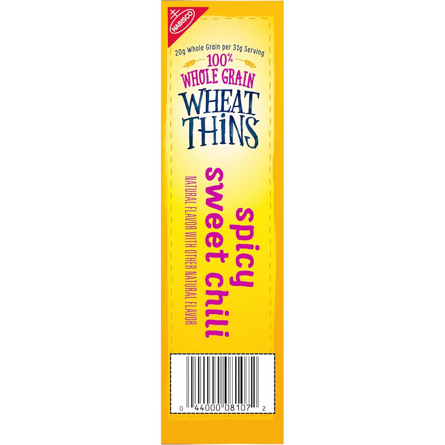 Wheat Thins Spicy Sweet Chili Crackers – Portable Party Snack for Picnics and Backyard Patio Gatherings, Pack of 2