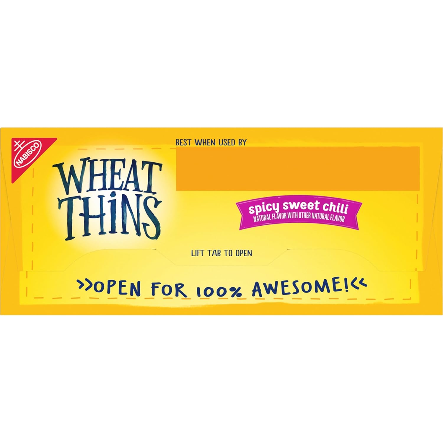 Wheat Thins Spicy Sweet Chili Crackers – Portable Party Snack for Picnics and Backyard Patio Gatherings, Pack of 2