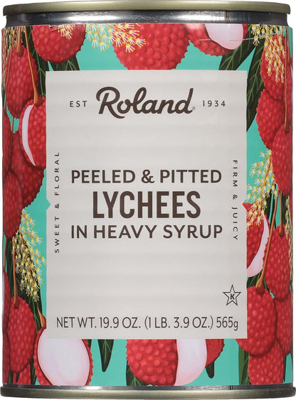 whole lychees, pre-peeled and pitted for direct use