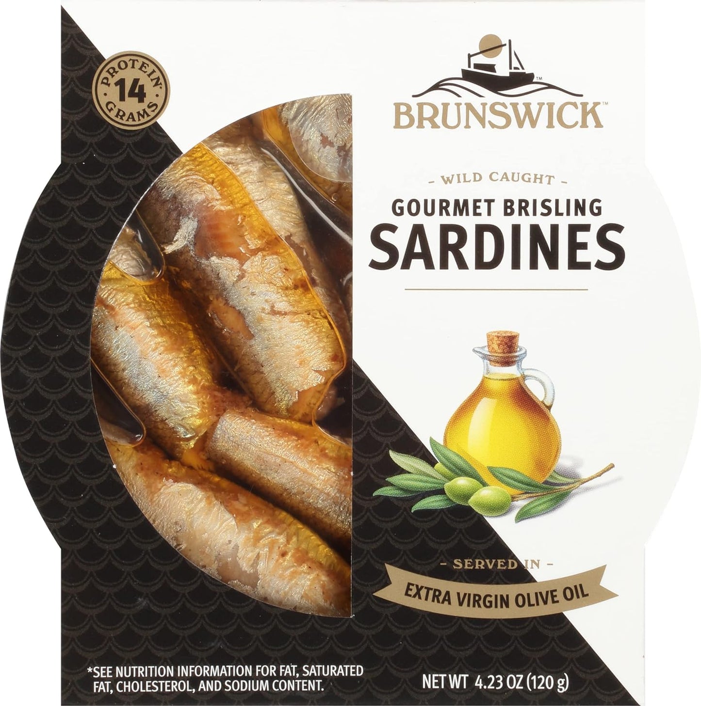 wild caught brisling sardines lightly smoked for depth of flavor