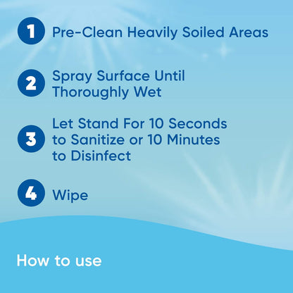 Windex Multi-Surface Disinfectant Spray – Streak-Free Home Office Desk and Keyboard Cleaning Solution
