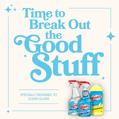 Windex Multi-Surface Disinfectant Spray – Streak-Free Home Office Desk and Keyboard Cleaning Solution