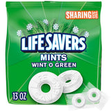 LIFE SAVERS Wint-O-Green Mints – After-Dinner Breath Freshener for Home Dinner Parties, 13 oz Bag
