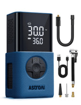 AstroAI L7 Compact Tire Inflator – Streamlined Air Pump for Modern Apartment Living, USB C Rechargeable with Built in Flashlight