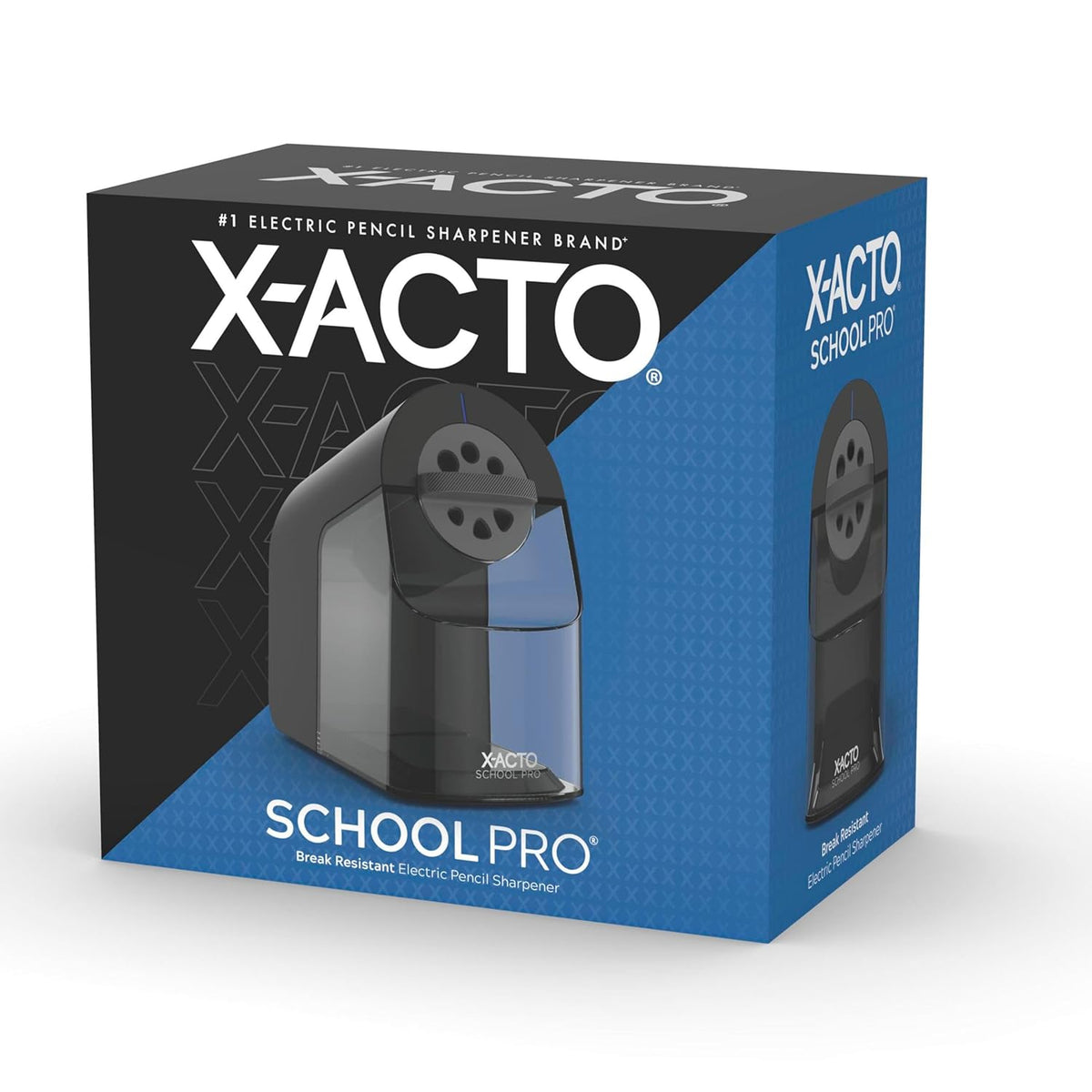 X-ACTO Bulk Pencil Prep Sharpener for Start-of-Year Classroom Setup, Reliable Daily Sharpening with Auto-Stop