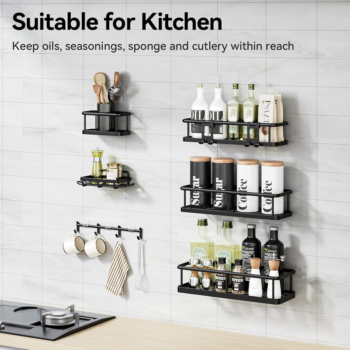 YASONIC Rustproof Shower Shelves – Marine-Grade Stainless Steel Storage for Boat Head and Galley