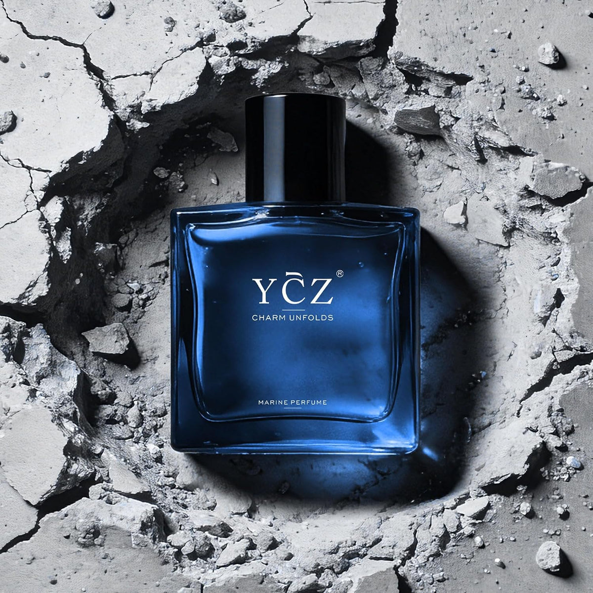 Ycz Midnight Marine Eau de Parfum – Valentine's Day Gift for Men, Premium Gift-Ready Men's Cologne