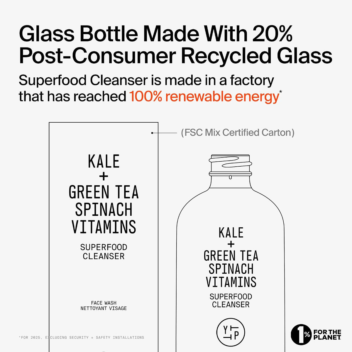 Youth To The People Superfood Cleanser - Antioxidant Green Tea Face Wash to Elevate Your Daily Skincare Ritual