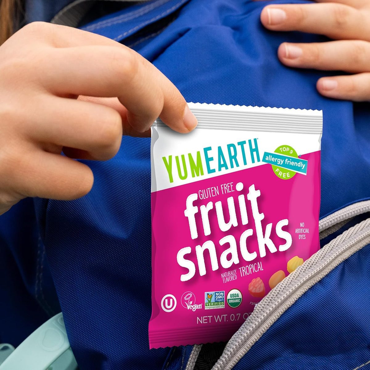 YumEarth Allergy Friendly Fruit Snacks for Sensitive Kids – No Artificial Dyes or Flavors