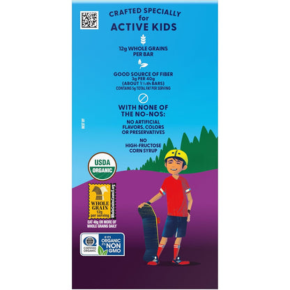 Zbar Chocolate Chip Soft-Baked Granola Bars for Kids Lunchbox – 24 Individually Wrapped USDA Organic Snacks