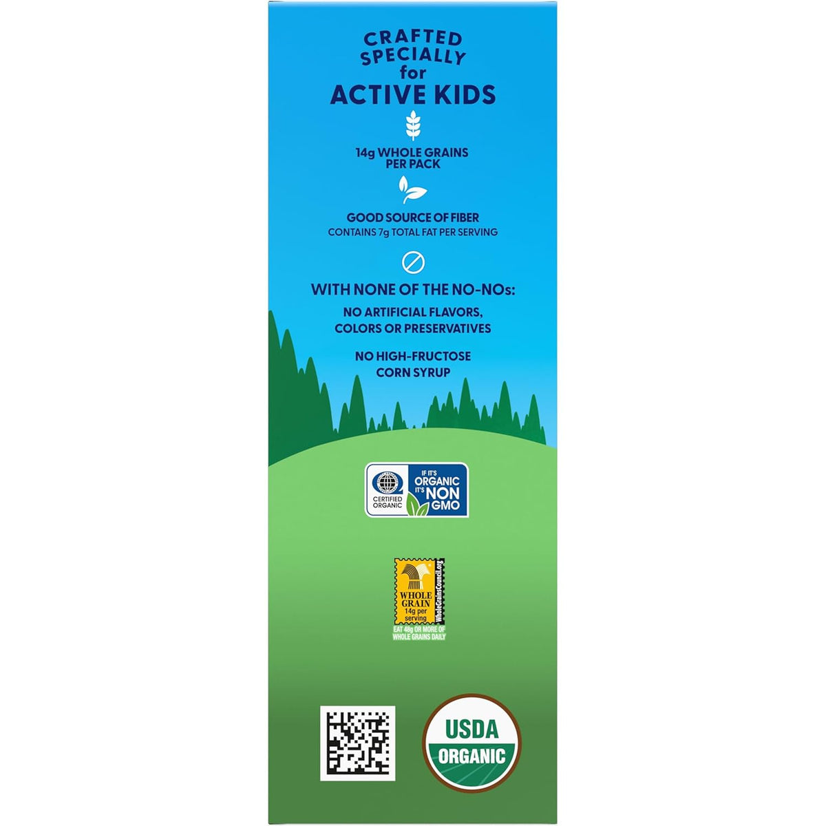 Zbar Oat Bites - Iced Oatmeal Cookie - USDA Organic School Lunchbox Snack for Kids - 6 Individually Wrapped Whole Grain Packs
