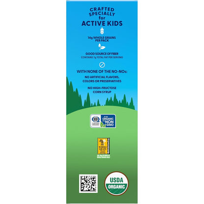 Zbar Oat Bites - Iced Oatmeal Cookie - USDA Organic School Lunchbox Snack for Kids - 6 Individually Wrapped Whole Grain Packs