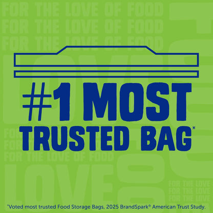 Ziploc Bulk Food Storage Bags for Work Lunches, Snack Portions, and Weekly Prep