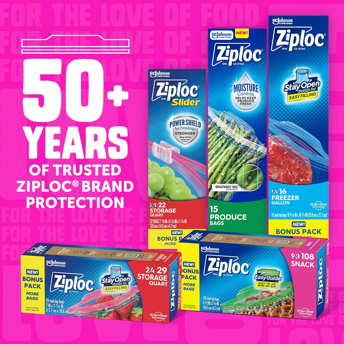 Ziploc Gallon Stay Open Bags – Reduce Food Waste and Stretch Your Grocery Budget