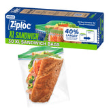 Ziploc XL Snack Bags for Picnics and Camping, BPA-Free Bags for Outdoor Adventures
