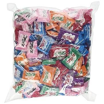 ZOTZ Fizzy Sour Candy Bulk - Gluten Free Individually Wrapped Hard Candy Safe for Classroom Snacks, Kids Parties and Allergy Conscious Group Treats