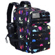 Black With Multi-color