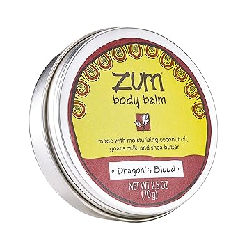 Zum Body Balm Moisturizer – Neutral Toned Metal Canister for an Uncluttered Vanity, 2.5 oz Natural Balm in Four Signature Scents