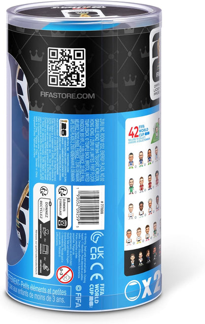 ZURU FIFA World Cup 2026 Ballers Blind Box 2 Pack – Safe Collectible Mini Figures for Boys and Girls Bedroom Desk and Tabletop Play
