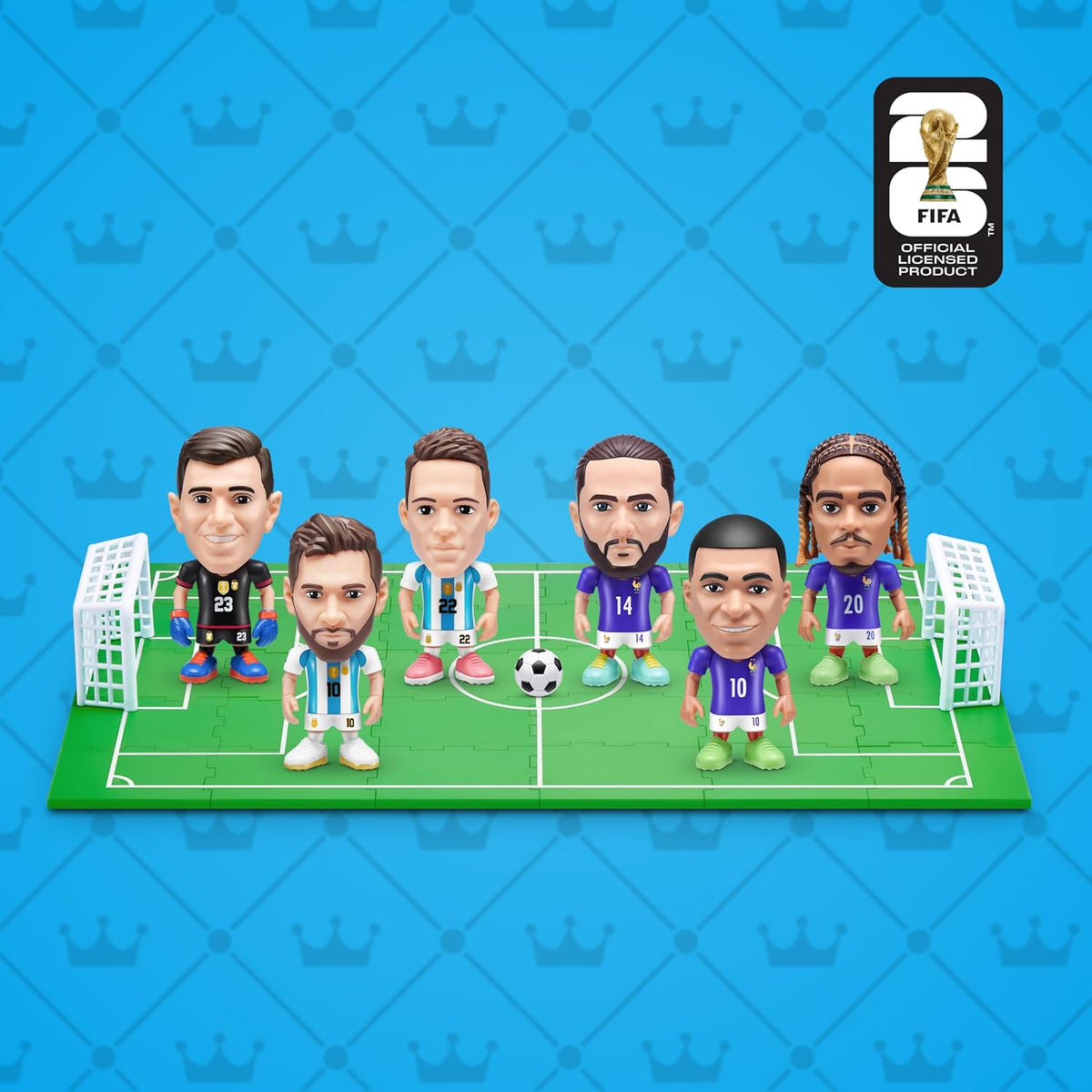 ZURU FIFA World Cup 2026 Ballers Blind Box 2 Pack – Safe Collectible Mini Figures for Boys and Girls Bedroom Desk and Tabletop Play
